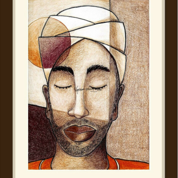 Giclee Orange Sunset 