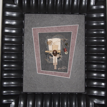 Metal Mask  Black Rib Bone